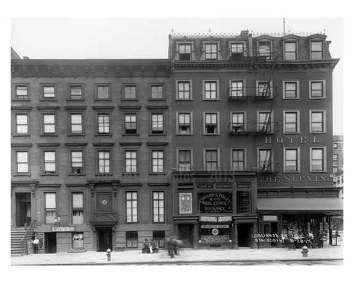 Real Estate offices at 203 on 22nd Street & 7th Avenue - Chelsea - Manhattan  1914 Old Vintage Photos and Images