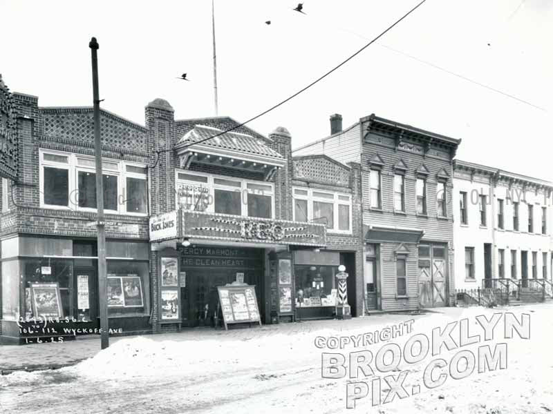 Reo Theater, Wyckoff Avenue at Stockholm Street, Bushwick, 1925 Old Vintage Photos and Images