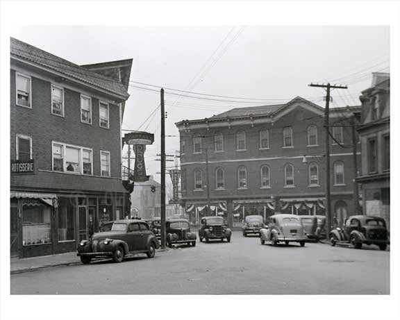 Richmond Ave - Port Richmond Staten Island 1949 Old Vintage Photos and Images