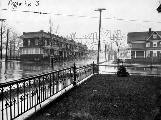 Ridgewood Avenue looking east to Warwick Street, 1917 Old Vintage Photos and Images