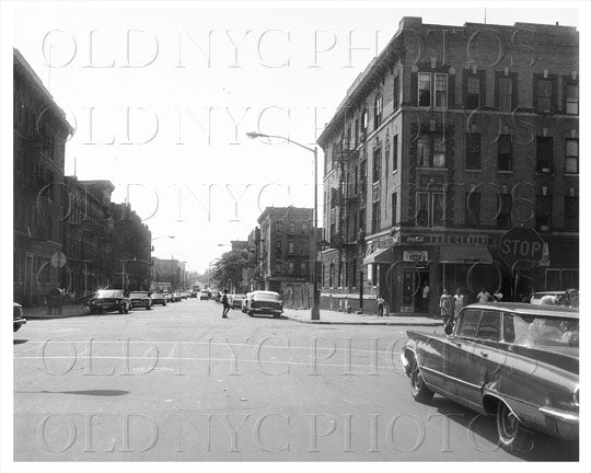 Riverdale Ave looking south facing Stone Avenue Brownsville 1964 Old Vintage Photos and Images
