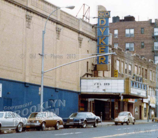 RKO Dyker, 525 86th Street, Bay Ridge, 1970s Old Vintage Photos and Images