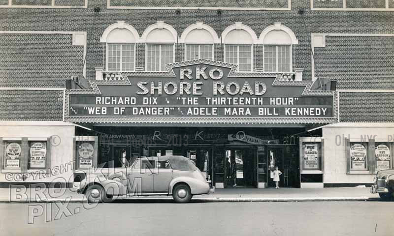 RKO Shore Road Theater, 435 86th Street, Bay Ridge, 1947 Old Vintage Photos and Images