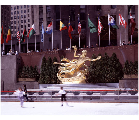 Rockafeller Center Ice Rink Old Vintage Photos and Images