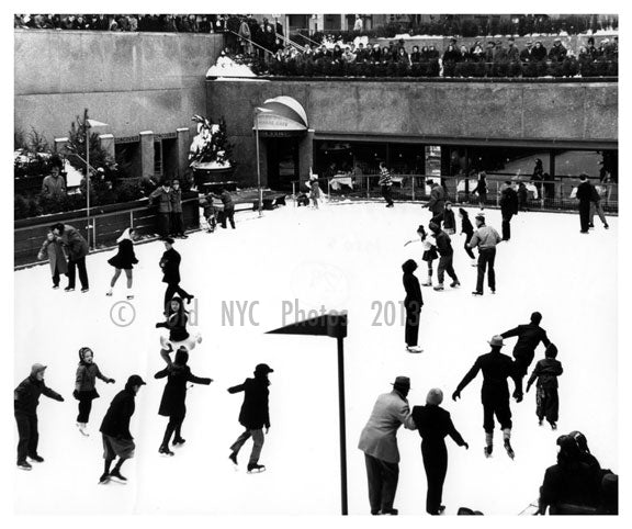 Rockefeller Center Promenade Old Vintage Photos and Images