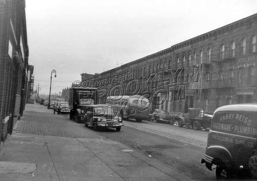 Rockaway Avenue looking south from Lott Avenue to Hegeman Avenues, c.1952 Old Vintage Photos and Images