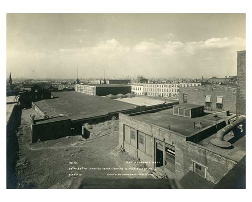 Roof view of 23rd Street & 5th Ave barn looking west Sept 11 1916 Old Vintage Photos and Images