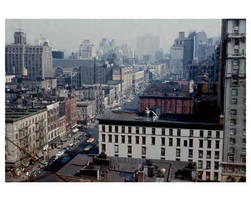 Rooftop view of Manhattan 1955   -  New York, NY Old Vintage Photos and Images