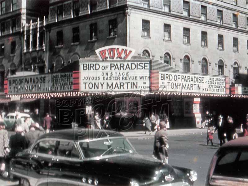 Roxy Theater on 7th Avenue, early 1950s Old Vintage Photos and Images