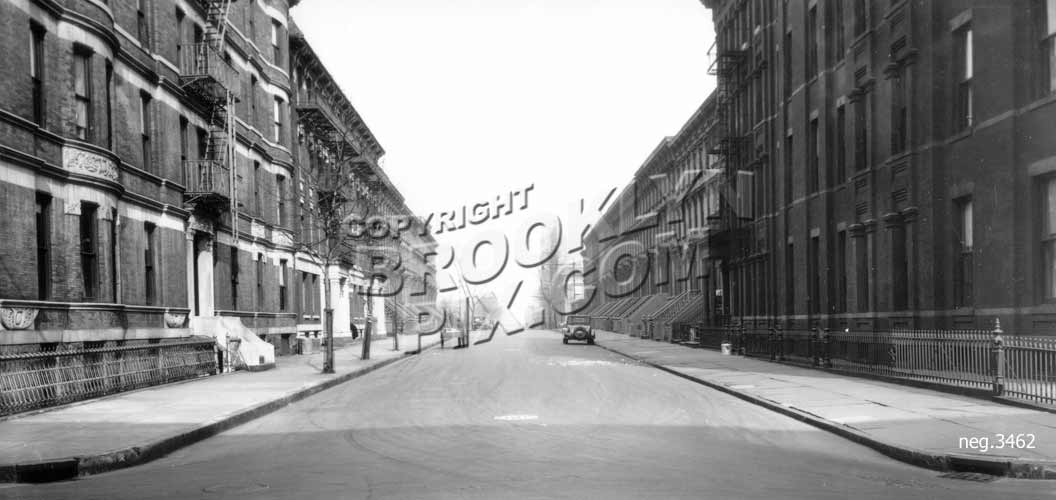 Ryerson Street north from Lafayette Avenue, 1931 Old Vintage Photos and Images
