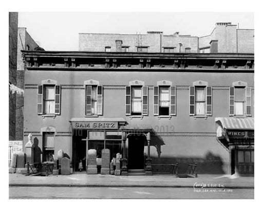 "Sam Spitz" 1766 Lexington Avenue & 110th Street 1911 - Upper East Side, Manhattan - NYC I Old Vintage Photos and Images