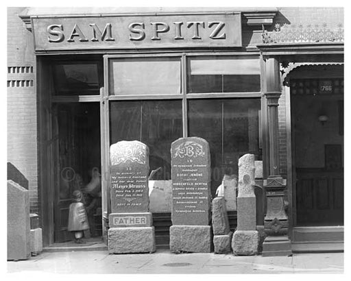 "Sam Spitz" 1766 Lexington Avenue & 110th Street 1911 - Upper East Side, Manhattan - NYC II Old Vintage Photos and Images