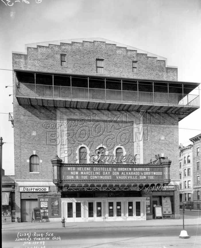 Sanders Theater, now the Pavillion, at Bartel-Pritchard Square, 1928 Old Vintage Photos and Images