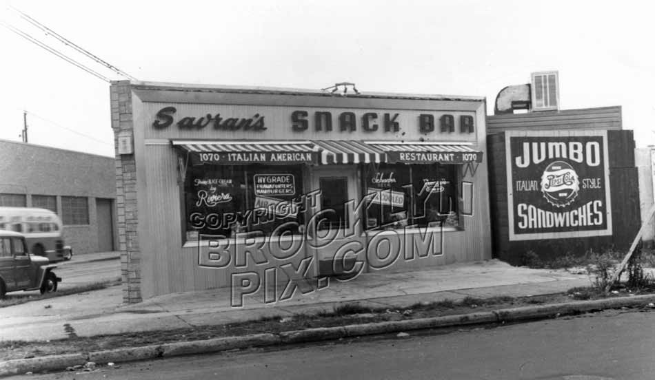 Savran's Coffee Shop, Rockaway and Ditmas Avenues, 1950 Old Vintage Photos and Images