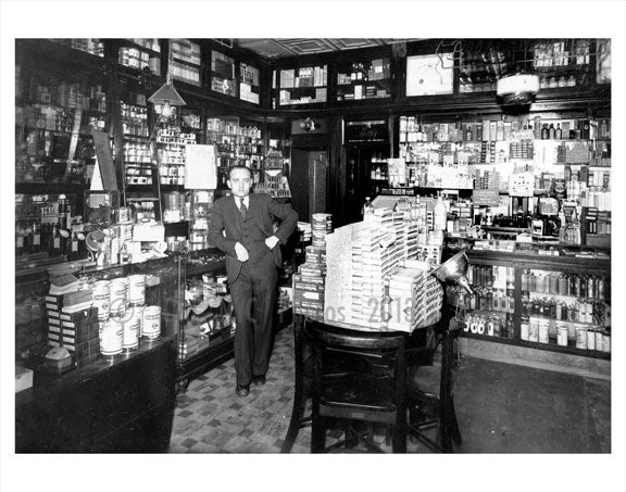 Shop owner Old Vintage Photos and Images