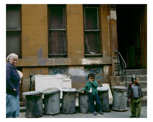 Sidewalk Scenes in Hells Kitchen 1964 - Midtown West  - Manhattan Old Vintage Photos and Images