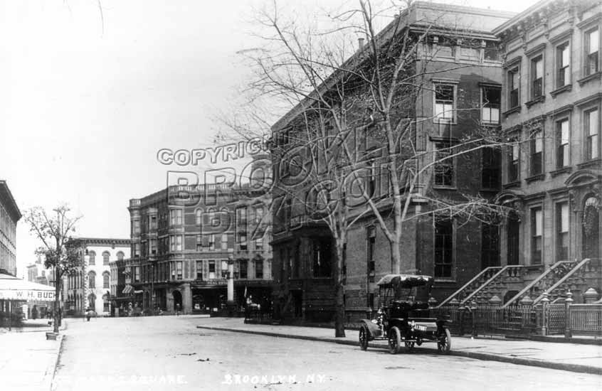 Sixth Avenue looking northeast to St. Mark's Avenue and Flatbush Avenue, 1911 Old Vintage Photos and Images