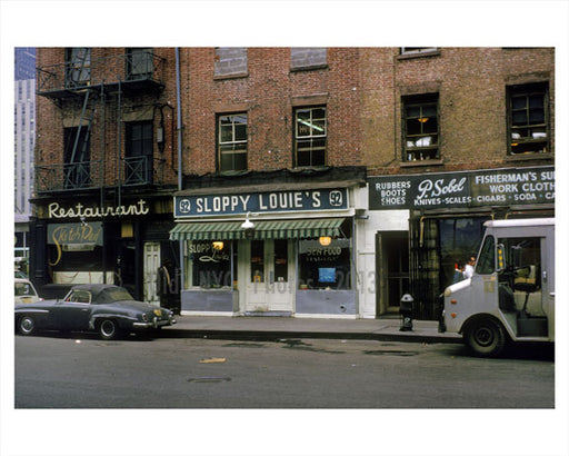 Sloppy Louie's 1970s Old Vintage Photos and Images