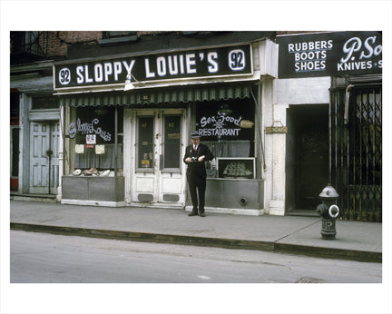 Sloppy Louie's Seafood Restaurant Old Vintage Photos and Images