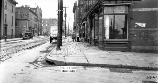 Smith Street looking north from Fourth Street, 1928 Old Vintage Photos and Images