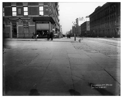 Somebody forgot to curb their dog on the corner of Lexington Avenue & 83rd Street  1911 - Upper East Side, Manhattan - NYC I Old Vintage Photos and Images
