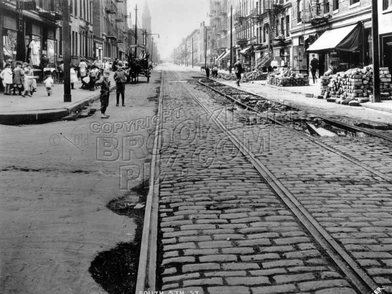 South 5th Street looking west from Hooper Street, 1923 Old Vintage Photos and Images