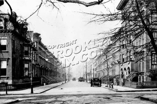 South Oxford Street, north at Lafayette Avenue, 1912 Old Vintage Photos and Images