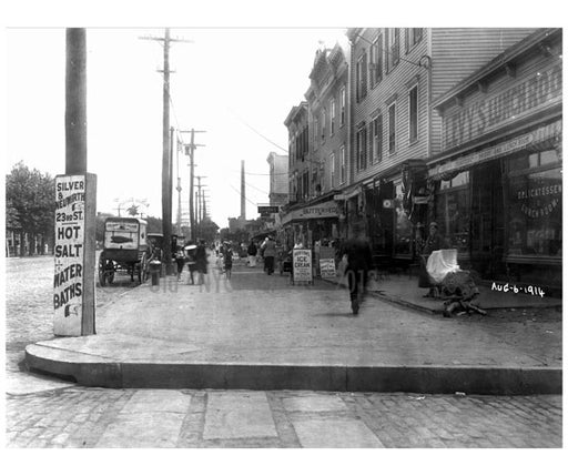 South Side of Surf Ave looking east from West 23rd Street Old Vintage Photos and Images
