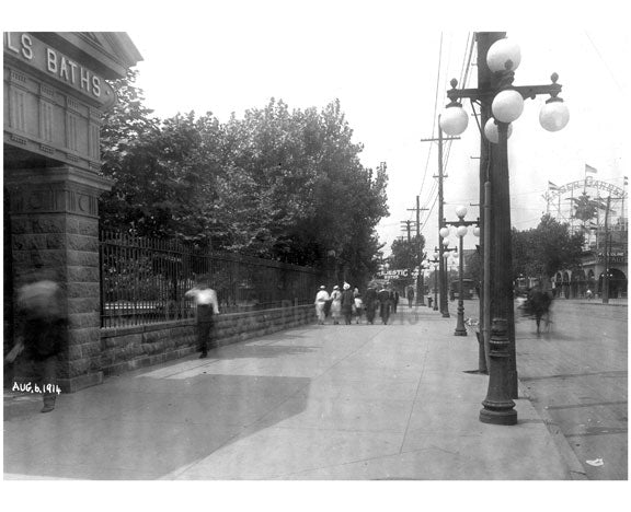 South Side of Surf Ave looking west from 19th Street Old Vintage Photos and Images