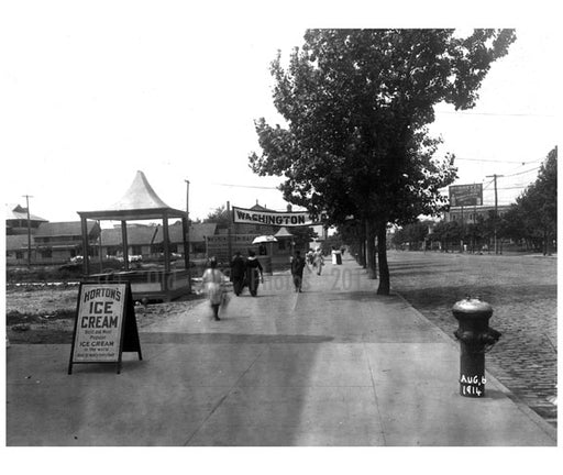 South Side of Surf Ave, looking West from 20th Street Old Vintage Photos and Images
