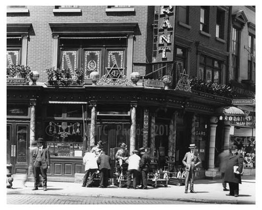 South west corner of 14th Street & 4th Avenue - Greenwich Village - Manhattan, NY 1916 B Old Vintage Photos and Images
