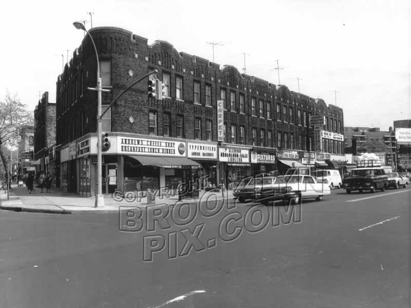 Southeast corner Flatbush Avenue and Glenwood Road, 1967 Old Vintage Photos and Images