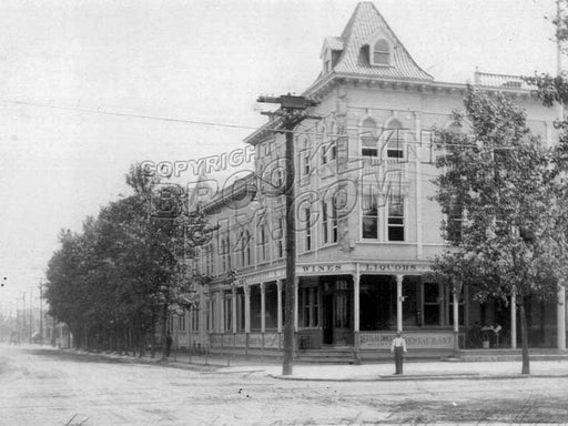 Southwest corner Cropsey and 25th Avenues, Ulmer Park Hotel, 1909 Old Vintage Photos and Images