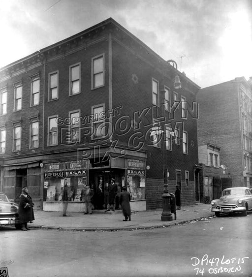 Southwest corner Osborn Street and Glenmore Avenue, 1953 Old Vintage Photos and Images