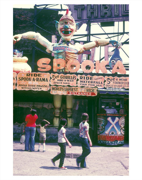 Sppoka - Coney Island attractions Old Vintage Photos and Images