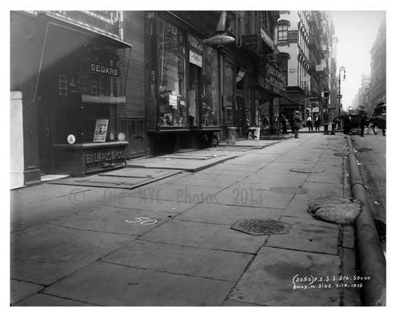 Spring Street & Broadway  1912 - Soho Downtown Manhattan NYC C Old Vintage Photos and Images