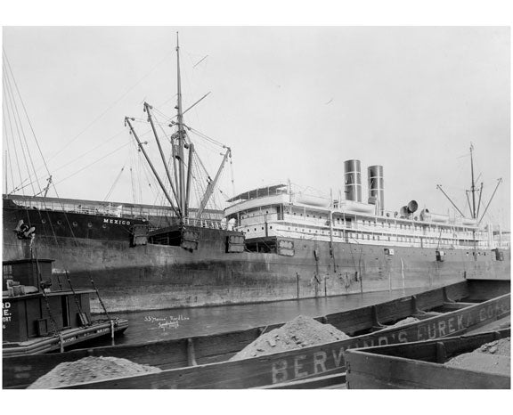 SS Mexico - Ward Line 1926 Old Vintage Photos and Images