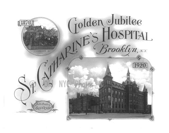 St. Catherines Hospital 50th Anniversery poster Old Vintage Photos and Images