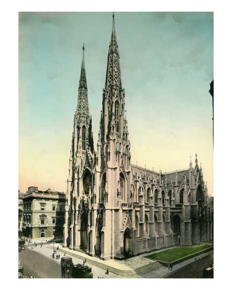 St. Patricks Cathedral Midtown Manhattan Old Vintage Photos and Images