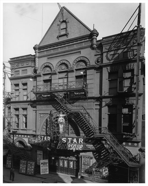 Star Burlesque Theater Jay Street Downtown 1928 Old Vintage Photos and Images