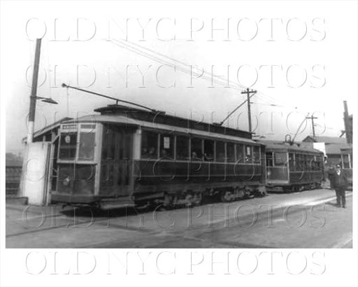 Staten Island Midland Trolley 303 on Saint George Terminal 1921 Old Vintage Photos and Images