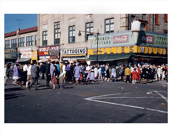 Stillwell Ave & Bowery 1961 Old Vintage Photos and Images
