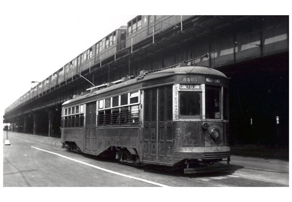Stillwell Avenue terminal 1943 - West End Line Old Vintage Photos and Images