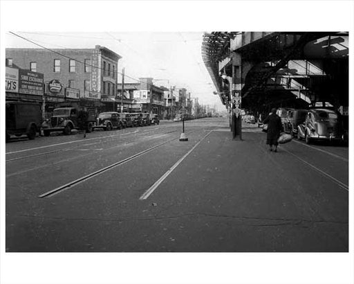 Stillwell North from Surf Ave 1943 Coney Island Brooklyn NY Old Vintage Photos and Images