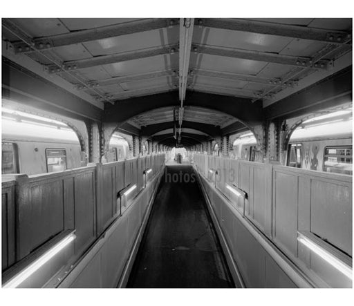 Stillwell & Surf Ave - exit  platforms and interior canopy Old Vintage Photos and Images