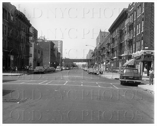 Stone Avenue looking north at Riverdale Ave towards Livonia Avenue 1964 Old Vintage Photos and Images