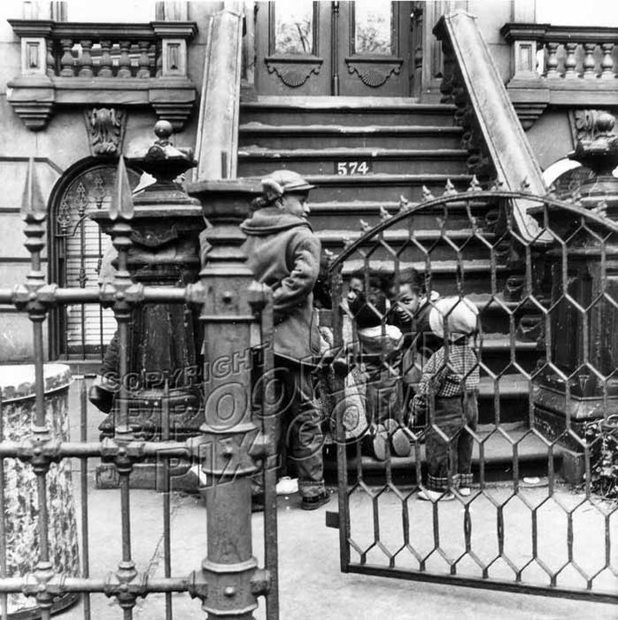 Stoop scene, 1959 Old Vintage Photos and Images