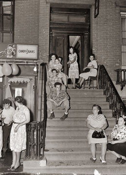 Stoop Scene Carroll Gardens Brooklyn 1948 Old Vintage Photos and Images