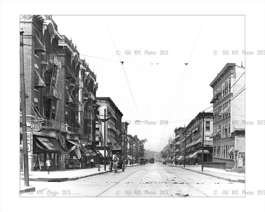 Street view Crown Heights Brooklyn  Old Vintage Photos and Images
