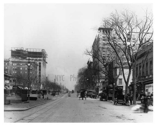 Street view of 109th Street & Broadway - Upper West Side - New York, NY 1910 Old Vintage Photos and Images